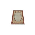 Zehra Abla Halı El Dokuma Modern Benzersiz Pastel Yün Kilim 6388 Çok Renkli-90 x 130
