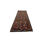 Zehra Abla Halı El Dokuma Otantik Yekpare Dikişsiz Battal Boy Yolluk Yün Kilim 6335 Renkli-140 x 550