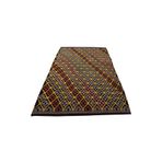 Zehra Abla Halı El Dokuması Otantik Enfes Karapınar Yörük Yün Cecim Kilim 6385 Çok Renkli-190 x 320
