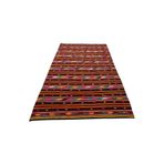 Zehra Abla Halı El Dokuması Yekpare Renkli Antalya Yörük Yün Kilim 6342 Çok Renkli-190 x 320