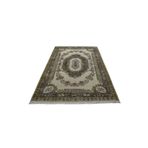 Zehra Abla Halı Vintage 6m2 El Dokuma Aubusson Model Eskitme Lüks Yün Salon Halısı 5867 Bej-200 x 300