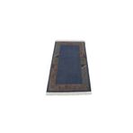Zehra Abla Halı Vintage El Dokuma Tek Renk Eskitme Himalayalar Yün Halı 5385 Mavi-85 x 155
