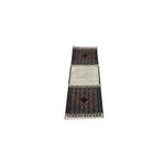 Zehra Abla Halı Yeni El Dokuma Çift Gözlü Yörük Pamuklu Yün Kilim Heybe 5912 Çok Renkli-60 x 180