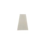 Zehra Abla Halı Yeni El Dokuma Eşsiz Ak Pamuklu Beyaz Yörük Mini Yolluk Kilim 5464 Beyaz-75 x 220