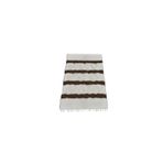 Zehra Abla Halı Yeni El Dokuma Eşsiz Tiftik Yün Siirt Battaniyesi Kilim 5761 Beyaz-80 x 125