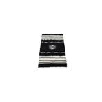 Zehra Abla Halı Yeni El Dokuma Eşsiz Tiftik Yün Siirt Battaniyesi Kilim 5762 Siyah-80 x 125