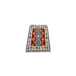 Zehra Abla Halı Yeni El Dokuma Göbekli Kırmızı Pınarbaşı Kayseri Yün Kilim 6351 Renkli-90 x 130