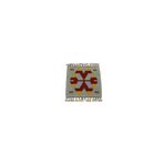 Zehra Abla Halı Yeni El Dokuma Kare Köşe Sandalye Minderi Pınarbaşı Kayseri Yün Kilim 5937 Çok Renkli-40 x 40