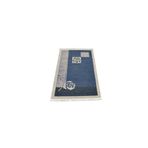 Zehra Abla Halı Yeni El Dokuma Modern Güllü Çiçekli Yün Kilim 5406 Mavi-90 x 150