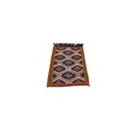 Zehra Abla Halı Yeni El Dokuma Nadir Çumra Yörük Yün Kilim 6300 Çok Renkli-80 x 125