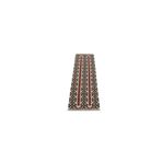 Zehra Abla Halı Yeni El Dokuma Otantik İnce Balıkesir Yörük Mini Yolluk Yün Kilim 5925 Bej-60 x 200