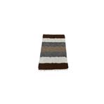 Zehra Abla Halı Yeni El Dokuma Rengarenk Tiftik Yün Siirt Battaniyesi Kilim 5781 Renkli-80 x 125