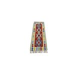 Zehra Abla Halı Yeni El Dokuma Renkli Pınarbaşı Kayseri Yün Mini Yolluk Kilim 6273 Renkli-70 x 190