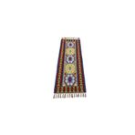 Zehra Abla Halı Yeni El Dokuma Renkli Pınarbaşı Kayseri Yün Mini Yolluk Kilim 6274 Renkli-60 x 190