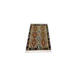 Zehra Abla Halı Yeni El Dokuma Şaheser Kula İzmir Yün Kilim 6377 Çok Renkli-90 x 150