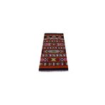 Zehra Abla Halı Yeni El Dokuma Seccade Otantik Elegant Malatya Yün Kilim 5243 Renkli-80 x 160
