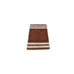 Zehra Abla Halı Yeni El Dokuma Tiftik Yün Siirt Battaniyesi Kilim 5776 Kahverengi-80 x 125