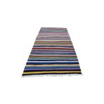 Zehra Abla Halı Yeni El Dokuma Yekpare Tek Parça Bukleli Pamuklu Kilim 6286 Çok Renkli-175 x 350