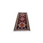Zehra Abla Halı Yeni El Dokuma Zarif Persian İran Şiraz Yün Kilim 5460 Renkli-100 x 230