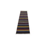 Zehra Abla Halı Yeni El Dokuması Renkli Çubuklu Hatay Yün Yolluk Kilim 5373 Renkli-80 x 300