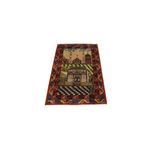 Zehra Abla Halı Yeni El Dokuması Yavuz Sultan Selim Konya Mevlana Yün Halı 5824 Çok Renkli-110 x 160