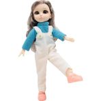 Zehraa Simüle Edilmiş Barbie Bebek Oyun Evi Giydirme Oyuncak Seti (Yurt Dışından) - Mavi