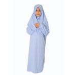 ZEHRANAZ NAMAZ ELBİSESİ Bebe Mavisi Çocuk Fermuarsız Namaz Elbisesi 9/12 yaş