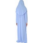 Zehranaz Namaz Elbisesi Bebe Mavisi Fermuarlı Namaz Elbisesi2 - L - XL