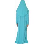 Zehranaz Namaz Elbisesi Cam Göbeği Mavisi L - Camgöbeği - 44 - 46