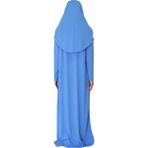 Zehranaz Namaz Elbisesi Gök Mavisi Fermuarlı Namaz Elbisesi3 - 2XL - 3XL