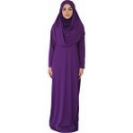 Zehranaz Namaz Elbisesi Menekşe Moru 3xl - 56 - 58 - Menekşe Rengi