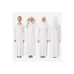 ZEHRANAZ NAMAZ ELBİSESİ Namaz Elbisesi (Beyaz)