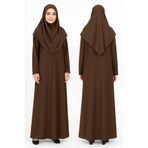 ZEHRANAZ NAMAZ ELBİSESİ Namaz Elbisesi (Koyu Sütlükahve)