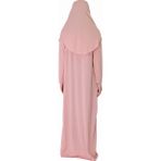 Zehranaz Namaz Elbisesi Pudra Fermuarlı Namaz Elbisesi3 - 2XL - 3XL