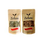 Zehre 2'Li Avantaj Paketi - Çiğ Badem Içi 250 Gr + Çiğ Kabak Çekirdeği 250 Gr