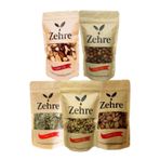 Zehre 5'Li Avantaj Paketi Çiğ Kabak Çekirdeği Içi+Çiğ Badem Içi+Çiğ Fındık Içi+Ceviz Içi+Brezilya Cevizi