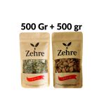 Zehre Büyük Boy Ikili - Çiğ Badem Içi 500 Gr + Çiğ Kabak Çekirdeği 500 Gr