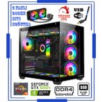 Zeiron Augustus X35 Ryzen 5 5600X 32GB 512GB M.2 Nvme SSD GTX1050TI Sıvı Soğutmalı Oyuncu Masaüstü Bilgisayar