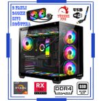 Zeiron Augustus X80 Ryzen 5 5600X 16GB Ddr4 1tb M.2 Nvme SSD RX580 8gb 256BIT Sıvı Soğutmalı Oyuncu Masaüstü Bilgisayar