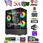 Zeiron Gta-Vı Power X7 ♛ Ryzen 7 5700X 32GB Ram 1tb M.2 Nvme SSD 8gb Gddr7 RTX5050 Ekran Kartı Premium Masaüstü Bilgisayar