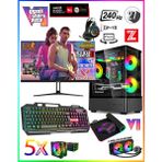 Zeiron GTA-VI RX5XT ✔ Ryzen 5 8400F Ddr5 64GB 5600MHZ Ram 1TB M.2 Nvme SSD 16GB GDDR6 RX9060XT 27" 240Hz Sıvı Soğutmalı Premium Oyuncu Bilgisayarı