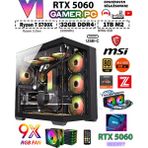 Zeiron GTA-VI X32 Black ✔ Ryzen 7 5700X 32GB Ram 1TB M.2 Nvme SSD 8GB GDDR7 RTX5060 Ekran Kartı Premium Masaüstü Bilgisayar