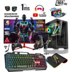 Zeiron Panter X10 Ryzen 5 5600 16GB Ram 1 Tb M.2 Nvme SSD 8gb 256BIT RX580 24" 165Hz Sıvı Soğutmalı Masaüstü Oyuncu Bilgisayarı