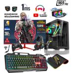 Zeiron Panter X40 Ryzen 5 5600 32GB Ram 1 Tb M.2 Nvme 12GB 192BIT RTX3060 24" 165Hz Sıvı Soğutmalı Masaüstü Oyuncu Bilgisayarı