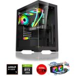 Zeiron Pegasus RTX65 Ryzen 7 5700X 32GB Ram 512 GB M.2 Nvme 8gb RTX3050 Sıvı Soğutmalı Oyuncu Masaüstü Bilgisayar