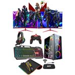 Zeiron Rx80 Dual I5-3470 16gb 256gb+1tb Gtx1050ti 23.8" 144hz Curved Oyuncu Masaüstü Bilgisayarı Uyumlu