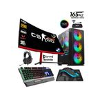 Zeiron Sp43 I5-10400F 8Gb 1Tb Ssd+500Gb Hdd Rx550 4Gb 23.8" 165Hz Curved Oyuncu Bilgisayar