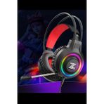 Zeiron V6 Siyah USB 7.1 Stereo Profesyonel Mikrofonlu Surround Gaming Rgb Kulaküstü Oyuncu Kulaklığı