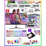 Zeiron Warrior Eagle X55 White Pro Ryzen 7 5700X 32GB 1tb M.2 SSD RTX5060 27" 240Hz Sıvı Soğutmalı Premium Oyuncu Bilgisayar