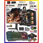 Zeiron Warrior Eagle X75 Ryzen 7 5700X 32GB Ram 1TB M.2 Nvme SSD 8GB RX9060XT 27" 240Hz Sıvı Soğutmalı Oyuncu Bilgisayar